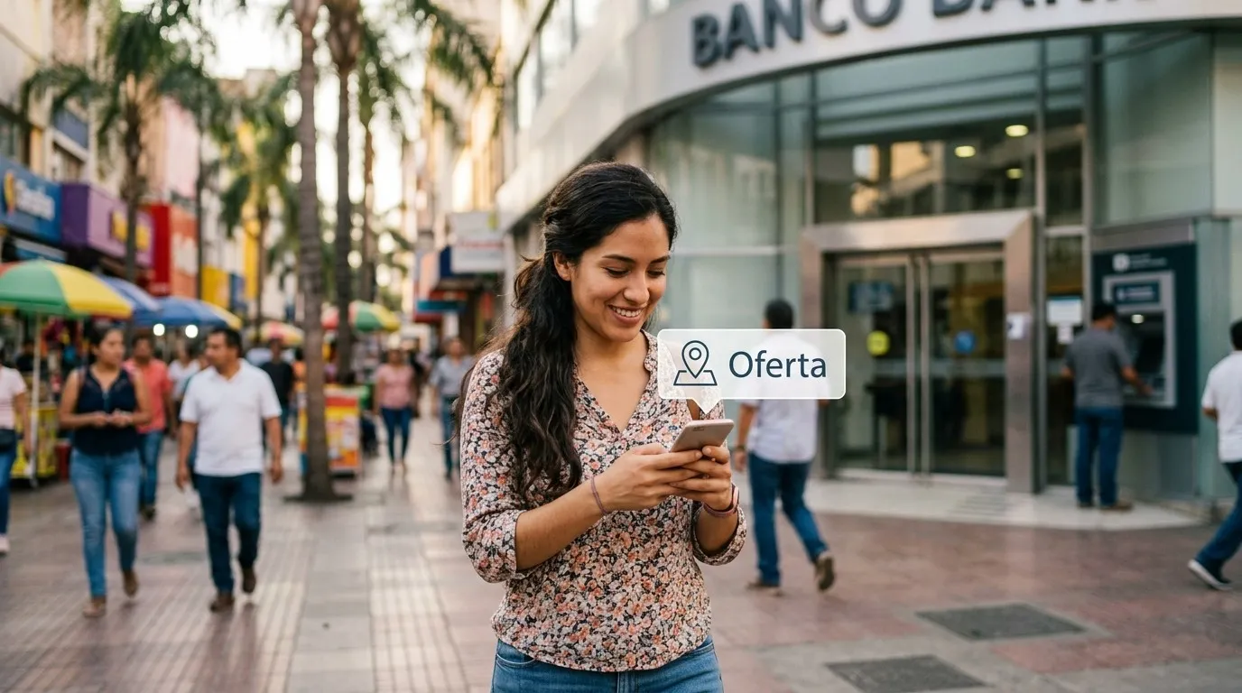 Mapa de ciudad segmentado por zonas demográficas para geomarketing