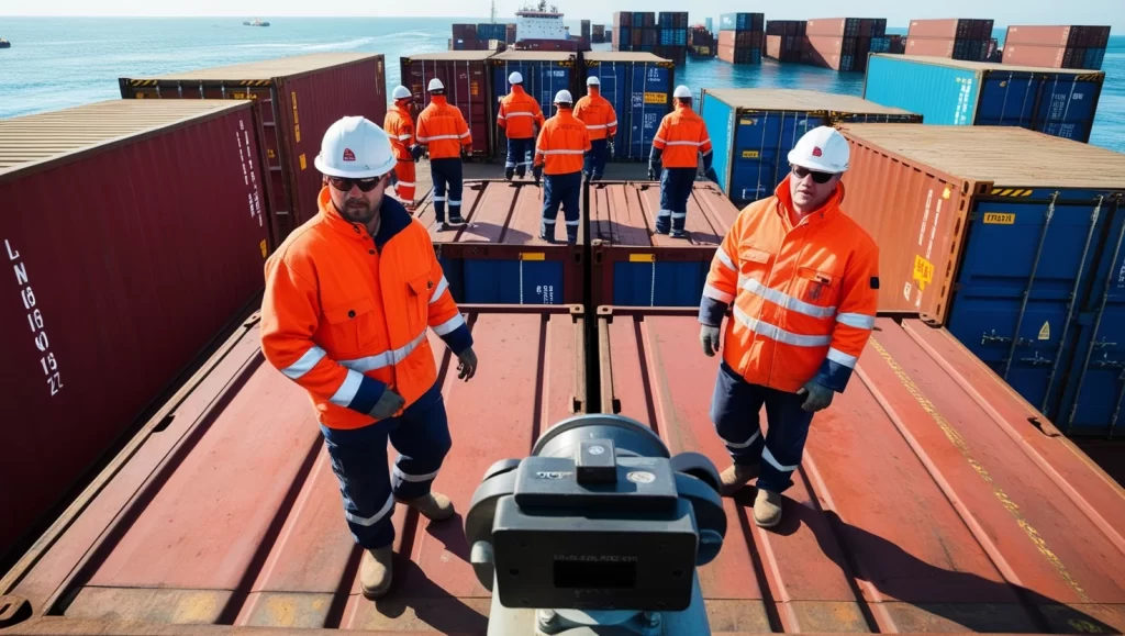 Trabajadores del puerto