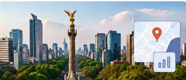 Estudio de ubicación comercial en Ciudad de México para elegir la mejor zona para un negocio